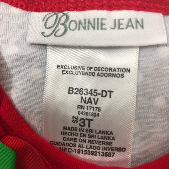 NWT Bonnie Jean Bookworm Polka Dot Navy Dress - Picture 6 of 8